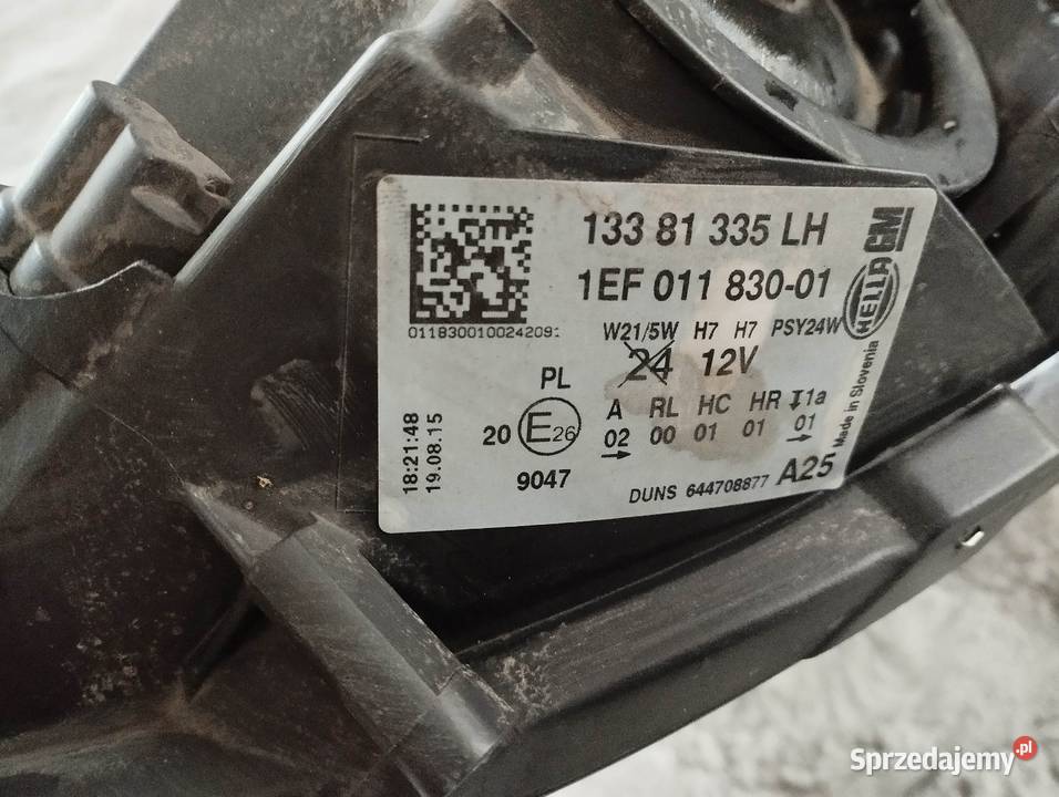 Lampa lewa przednia opel corsa E 2015 Radomsko