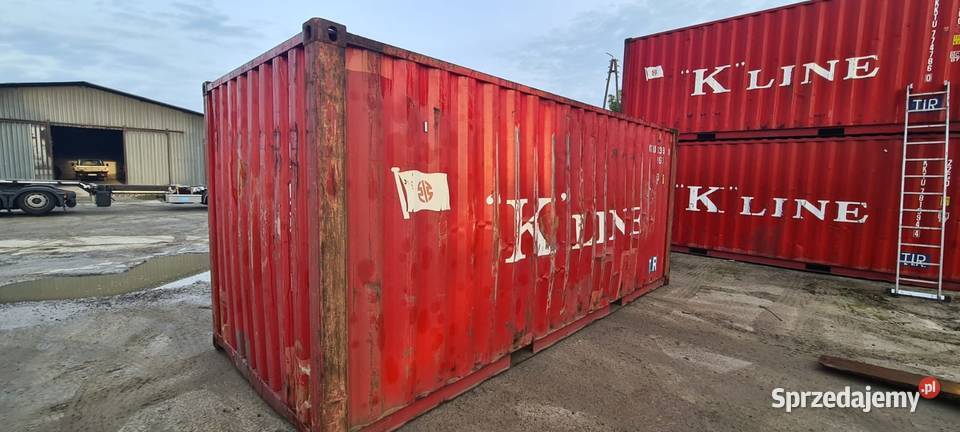 Kontener morski magazynowy 20DV 6 metrowy Magazynowanie Mława