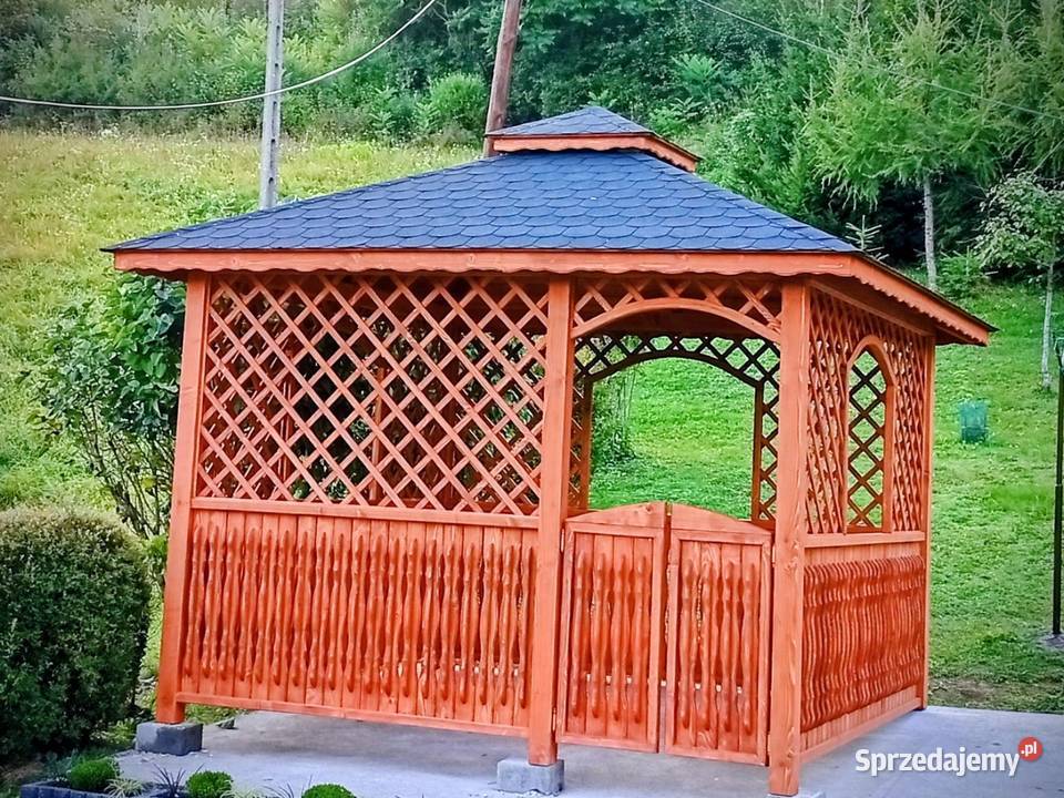 Altana ogrodowa drewniana altanka altan Limanowa