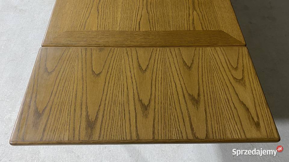 Dębowy komplet do jadalni rozkładany stół 8 Dom i Ogród Budno