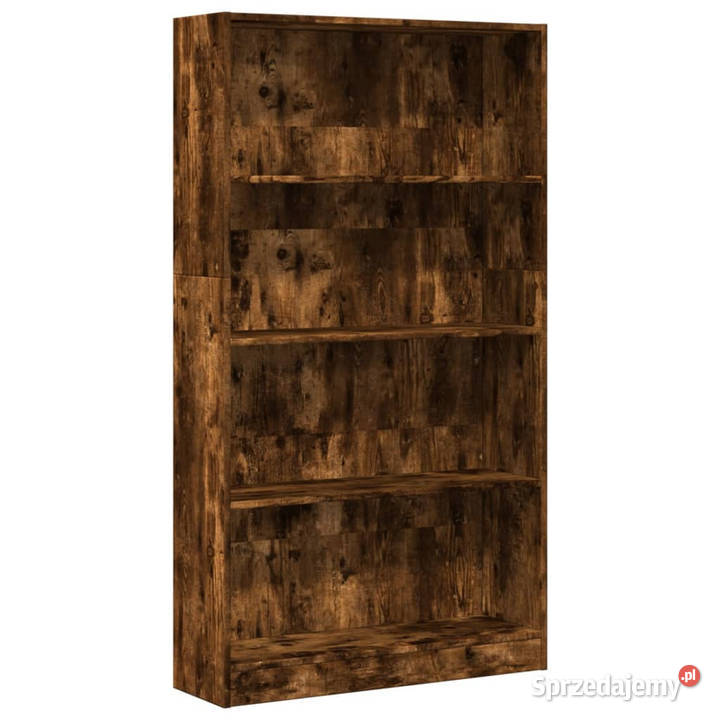 Regał przydymiony dąb 80x24x143 materiał mazowieckie Warszawa