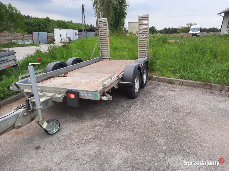 Laweta pod mini koparkę Przyczepa Budowlana 2800 małopolskie Chrzanów sprzedam