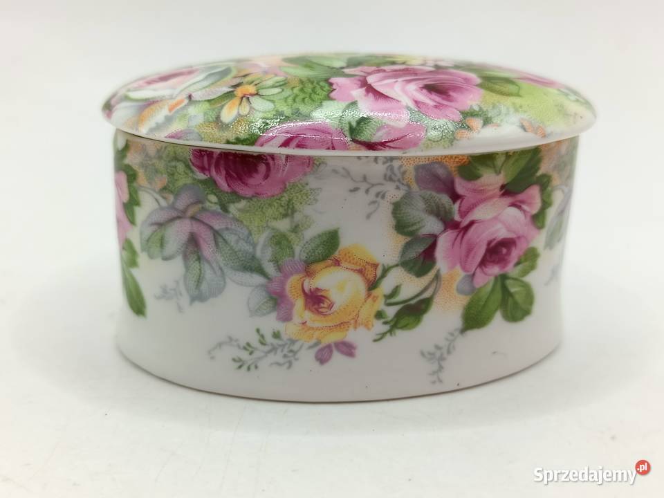 Puzderko szkatułka na drobiazgi róże England