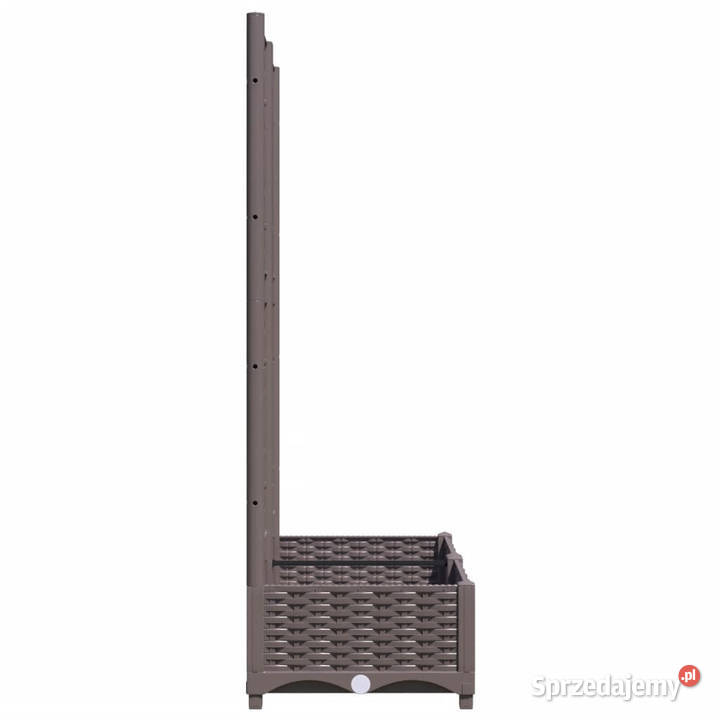 Donica ogrodowa z kratką brązowa 80x40x1215 PP mazowieckie Warszawa