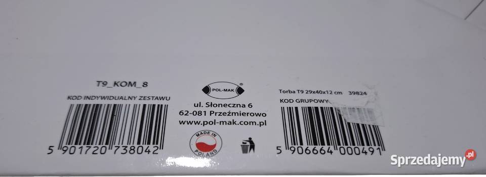 Torba papierowa Komunia Święta IHS 12x29x40 Czeladź