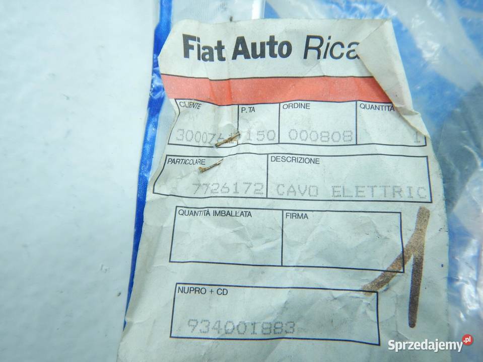 WIĄZKA SKRZYNI AUTOMATYCZNEJ FIAT TIPO TEMPRA