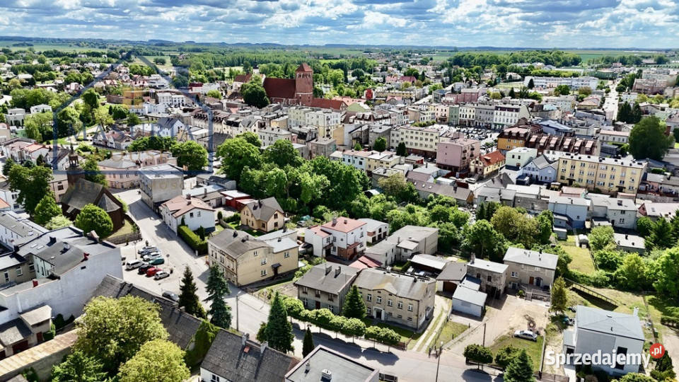 Dom w centrum Lubawy asfalt Lubawa