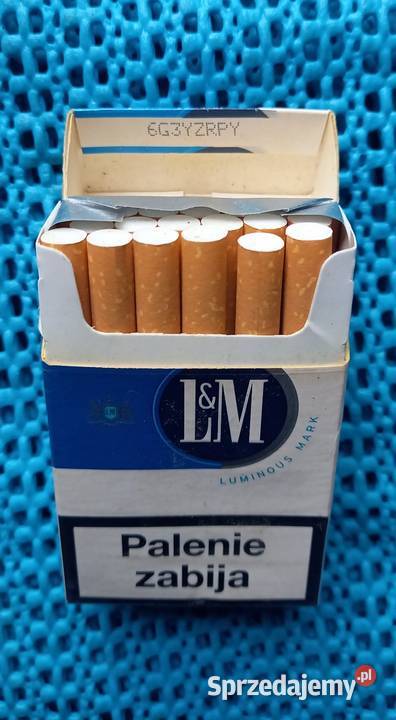 Paczka kolekcjonerska papierosów marki LM mazowieckie Małkinia Górna sprzedam