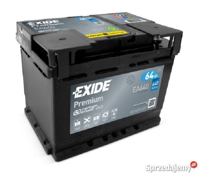 Akumulator Exide Premium 64Ah 640A EN PRAWY PLUS Układ elektryczny Ostrowiec Świętokrzyski