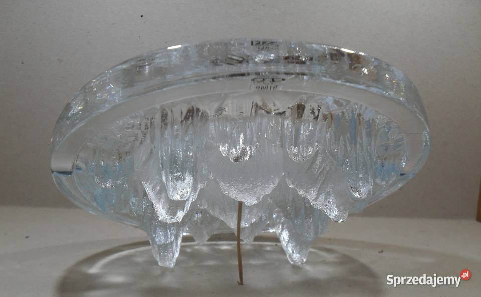 Popielnica Kryształowa Sea Nybro Sweden Porcelana i szkło