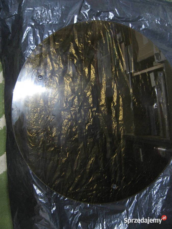 Szklany blat stolika kawowego średnica 50 60cm Olsztyn