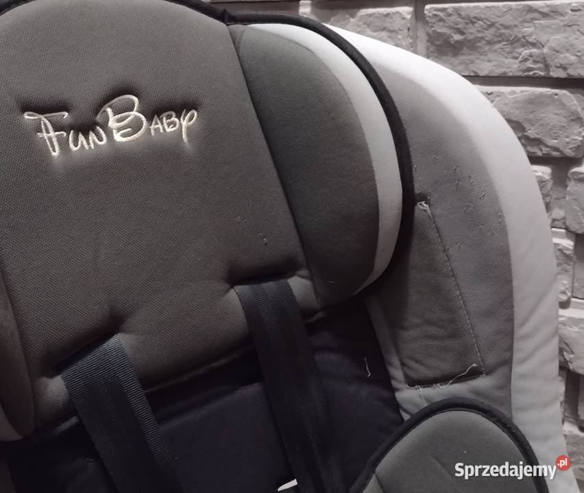 fotelik samochodowy 0 18 Fun Baby Gabi szary Libiąż