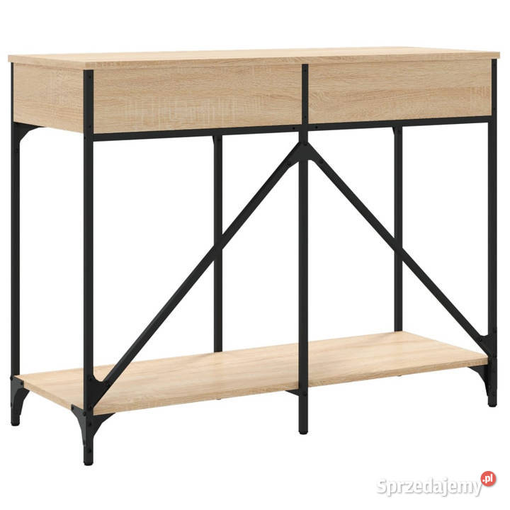 Stolik konsolowy dąb sonoma 100x39x785 WM835485 mazowieckie Warszawa