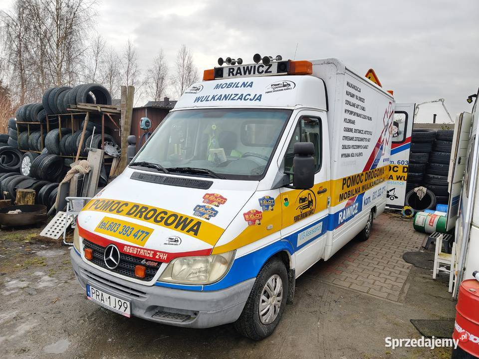 Mobilna wulkanizacja Mercedes sprinter Rawicz