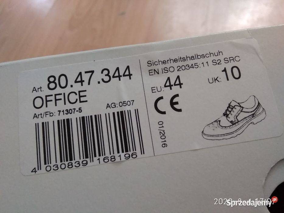 buty robocze biurowe Elten Office 44 nowe Libusza