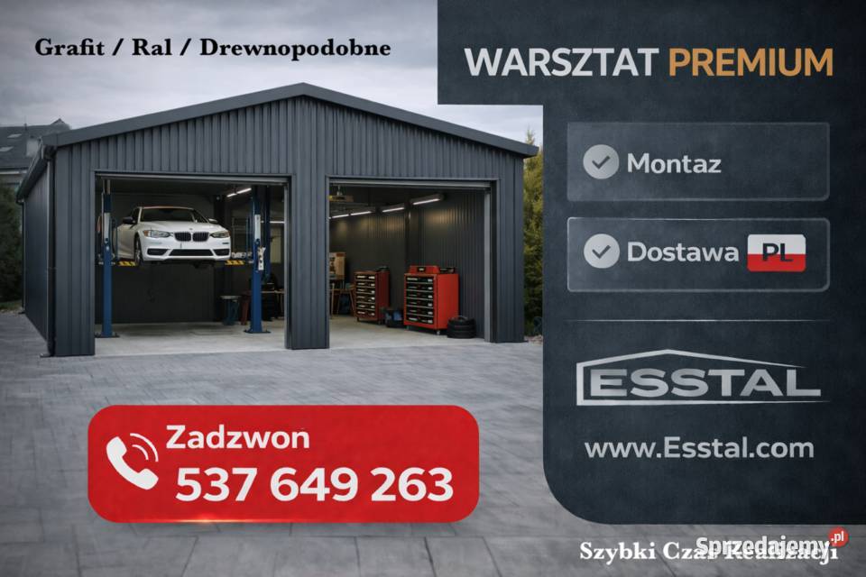 Garaż WARSZTAT Garaż Blaszany Krosno sprzedam
