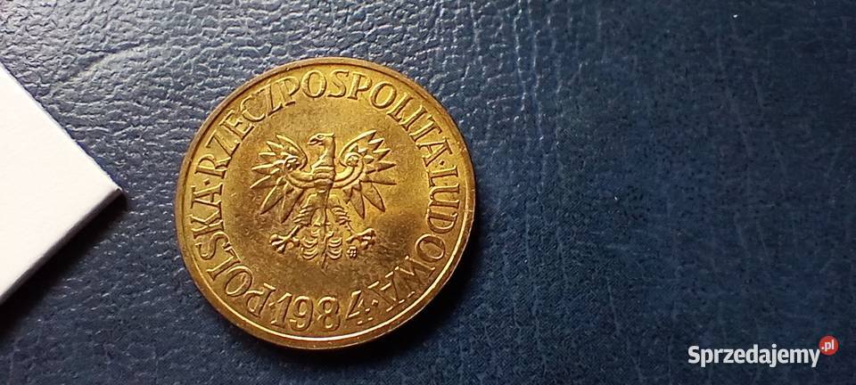 Stare monety 5 złotych 1984 PRL Polska cudo podkarpackie