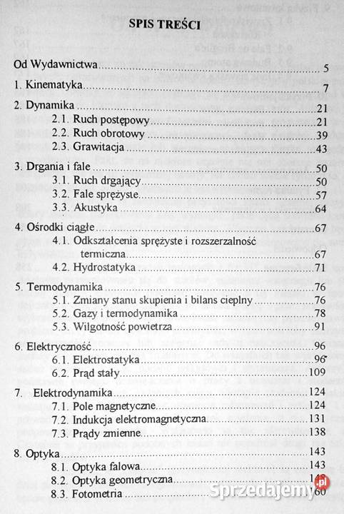 Zbiór pytań i zadań testowych z fizyki Jadwiga miękka Chełm sprzedam