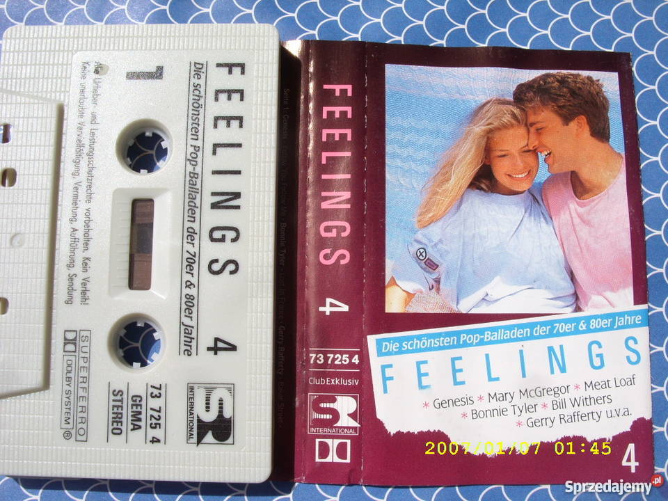 Kaseta FEELINGS 4POPBALLADEN SR
