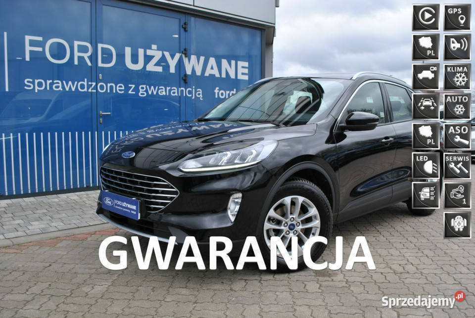 Ford Kuga Titanium 15 EcoBoost 150 M6 Gwarancja asystent pasa ruchu Białystok