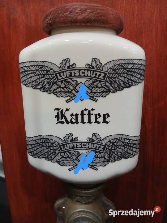 Mlynek 3 rzesza porcelana unikat Bytom