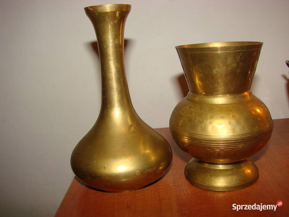 mosiężny wazon Pruszcz Gdański