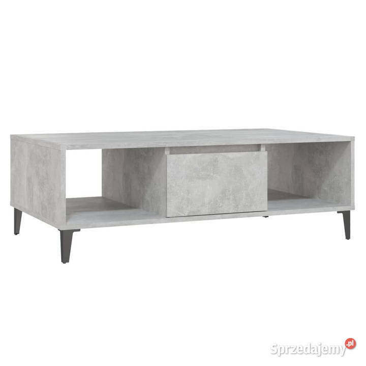Stolik kawowy szarość betonu 1035x60x35 WM806026