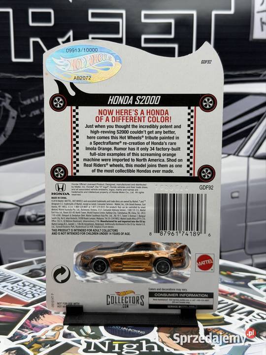 Hot Wheels RLC Honda S2000 BOX 23