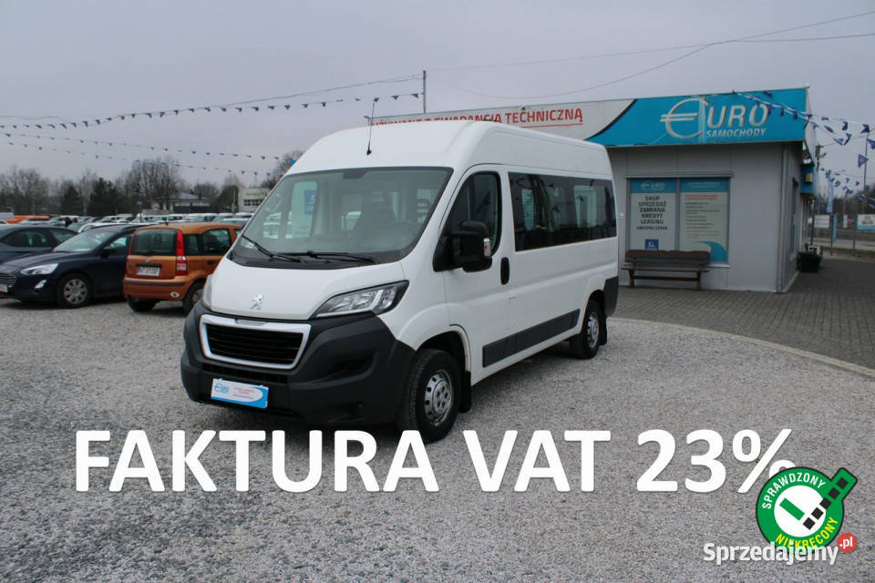 Peugeot Boxer L2H2 FVAT 9 osobowy Gwarancja 130KM mazowieckie Warszawa