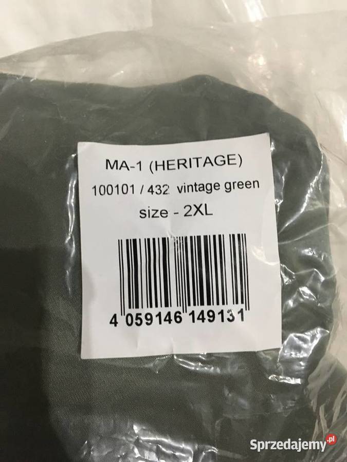 Alpha Industries MA1 Core Fit Nowa Bomber Flyers Kraków