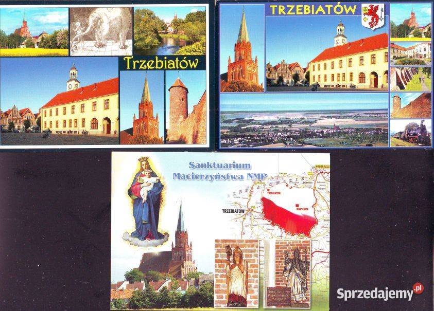 Kart Poczt Trzebiatów widoki 2 śląskie Gliwice