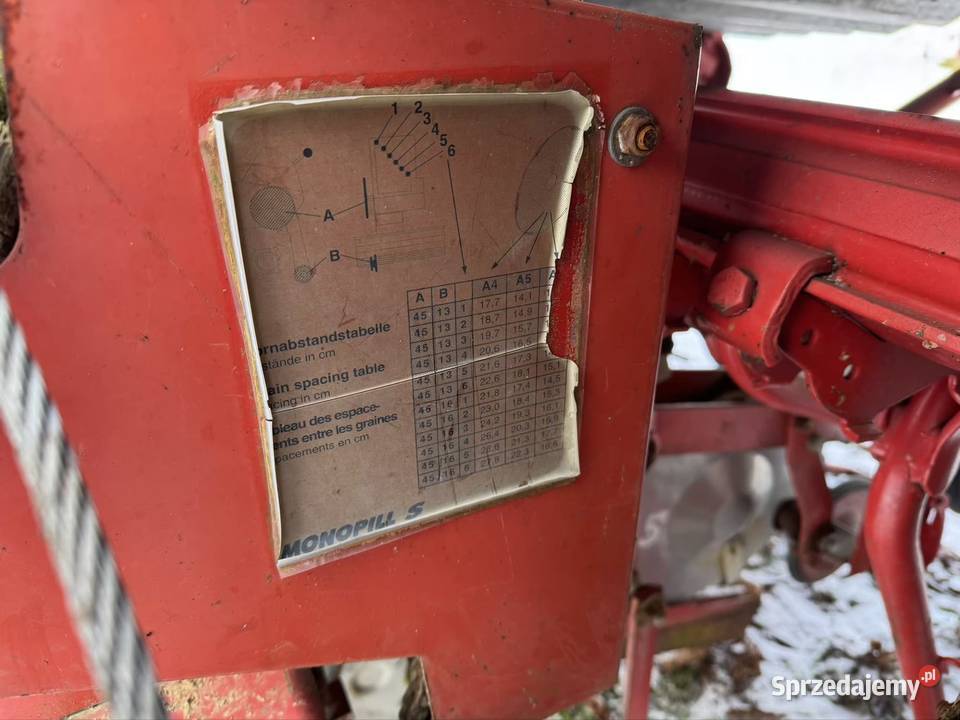 siewnik do buraków kverneland accord monopill S Strzydzew