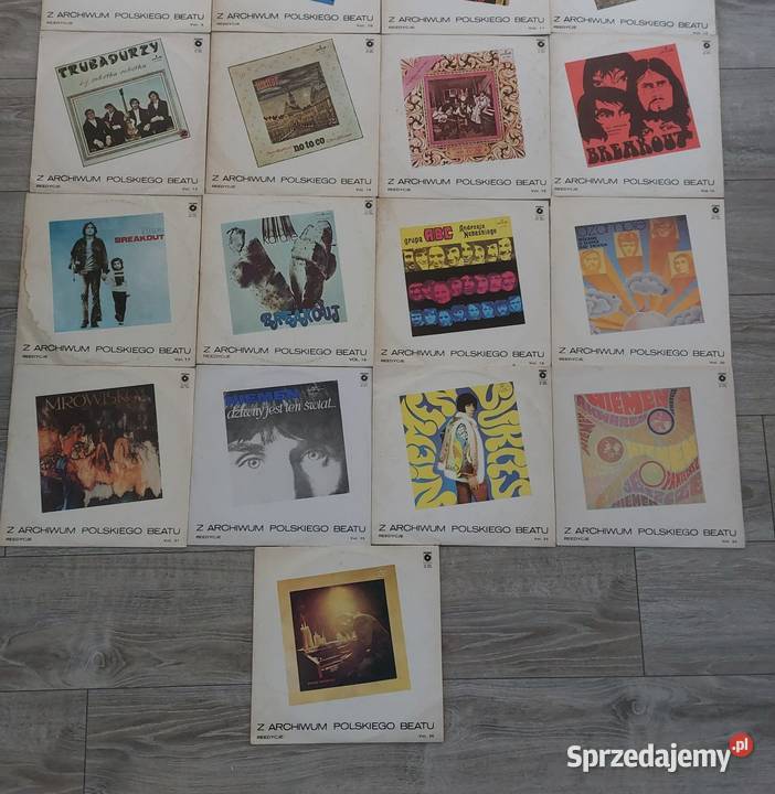 Sprzedam zestaw 25 winyli z serii Z archiwum rock