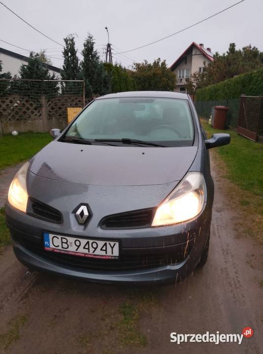 Renault Clio 15 dci 2006 Pierwsza rejestracja 1461cm3 warmińsko-mazurskie Lidzbark