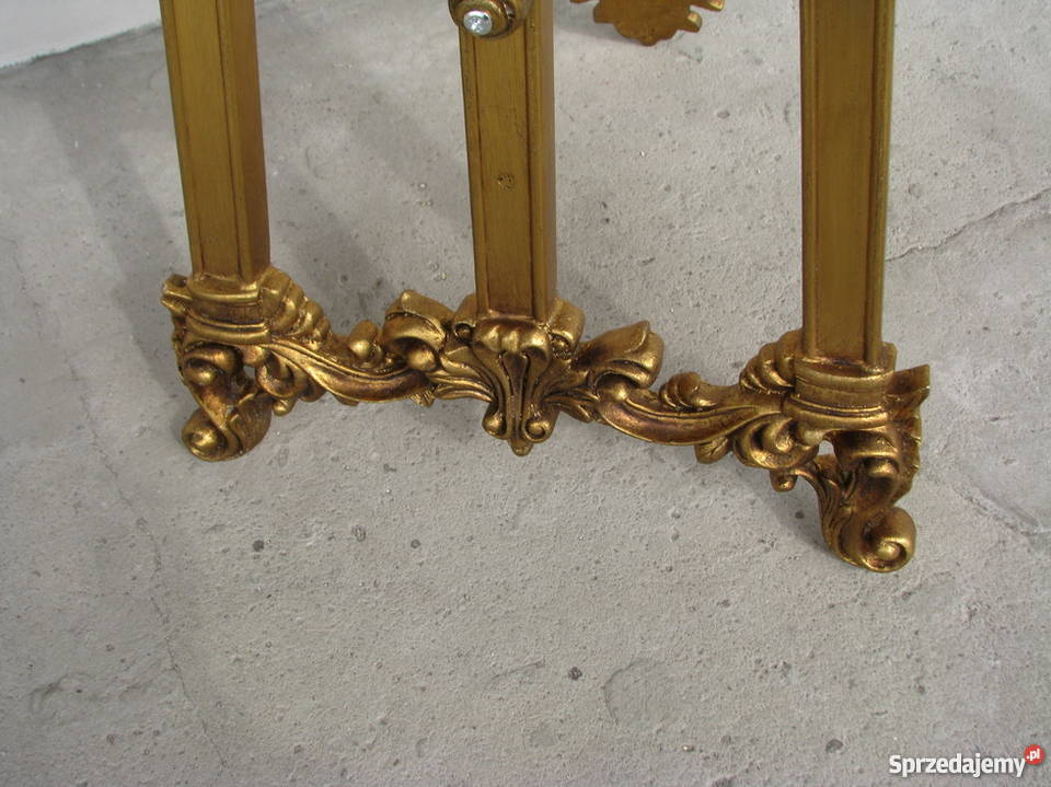 Złota sztaluga bogato zdobiona obraz Kraków