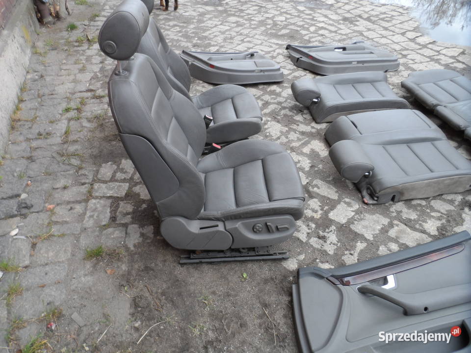 audi A4 B6 wnetrze fotel skora tapicerka Legnica