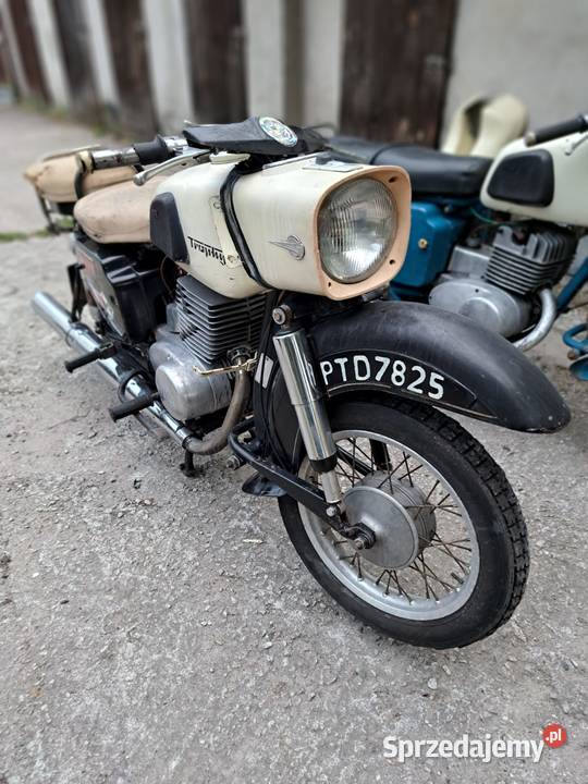 MZ trophy 2 sztuki 1969 i 1970 z dokumentami 41000km Łódź