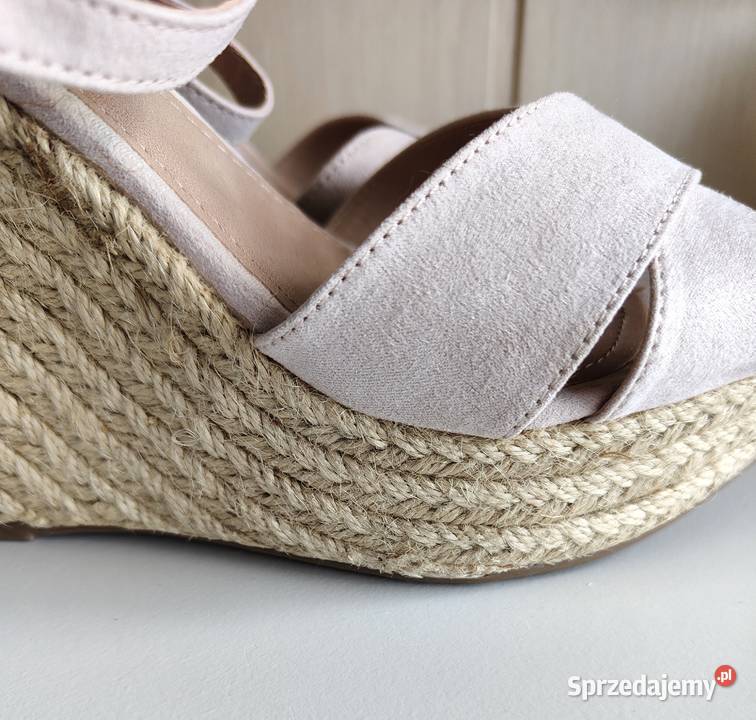 Wysokie buty sandały Amisu Yorker 39 różowe Szczecin