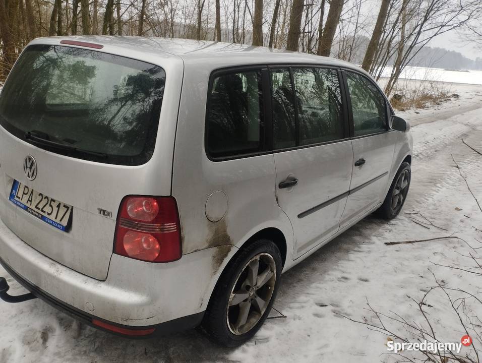 Volkswagen Touran 1 9 TDI2007 277000 przebieg Parczew sprzedam