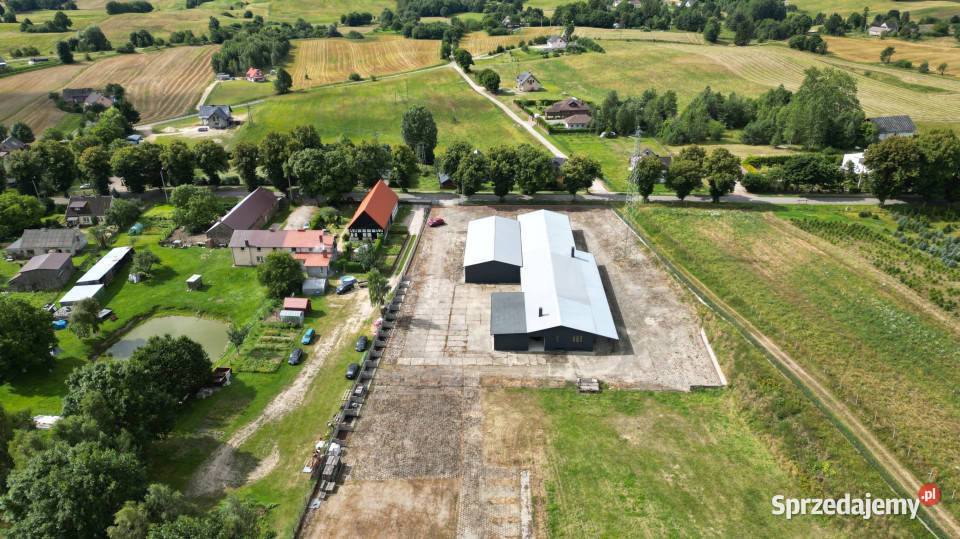 Hala 1200 m Plac 4000 m DK20 Moc 150 kW TIR Lokale użytkowe Trzebiatkowa