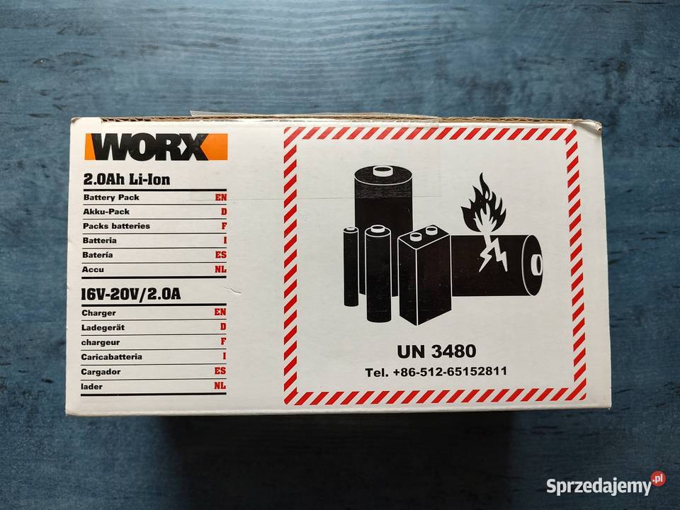 Akumulator i ładowarka Worx 20V 2Ah