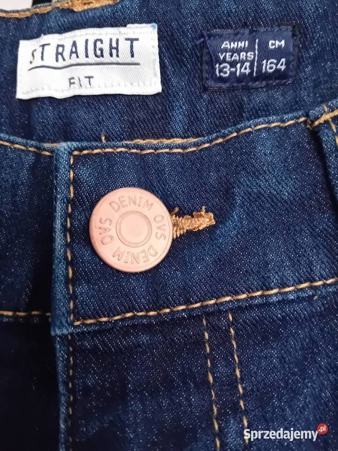 spodnie dżinsowe dziewczęce OVS prawie nowe Rozmiar 164 Warszawa