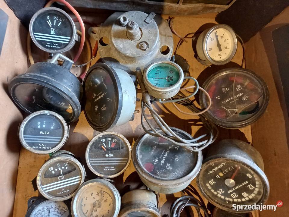 Wskaźniki zegary Prl warszawanysa ursus żuk Legnica