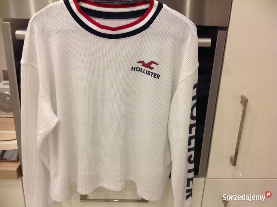 Biała Bluza Damska HOLISTER r S Nowa Sól