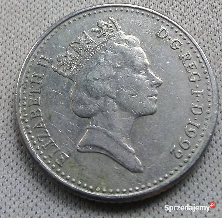 WIELKA BRYTANIATEN PENCE1992 r Legionowo