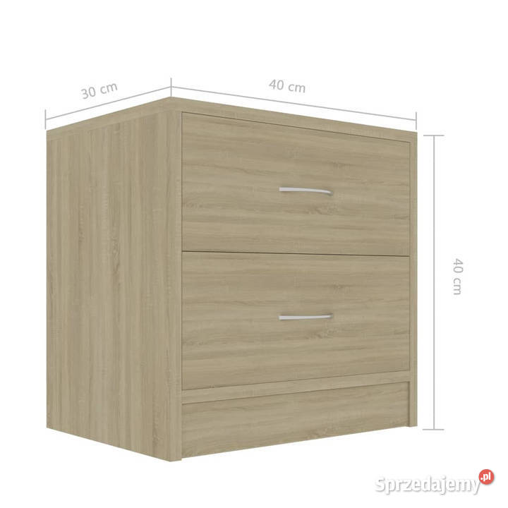 Szafka nocna dąb sonoma 40x30x40 materiał Warszawa