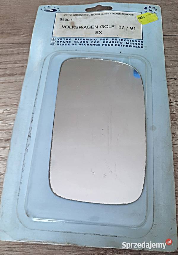 Szkło lusterko Volkswagen Golf 8791 SX osobowe wielkopolskie Ostrów Wielkopolski