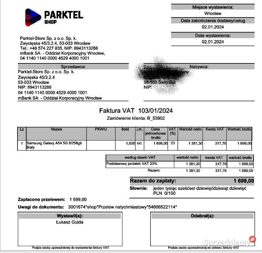 Samsung Galaxy A54 5G Świdnica