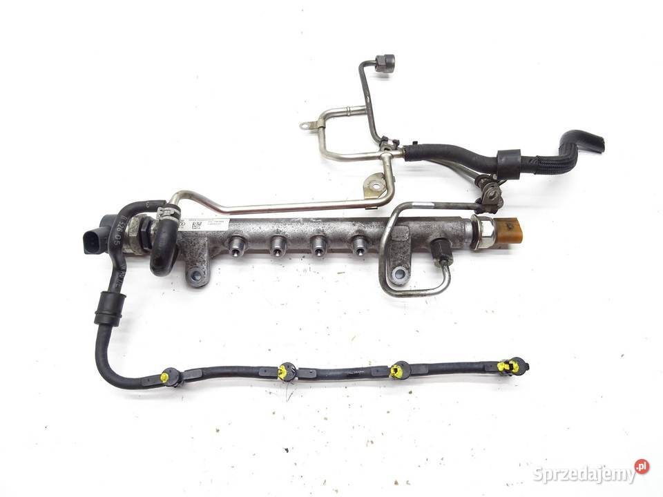 LISTWA WTRYSKOWA CZUJNIK PRZEWODY PRZELEWOWE