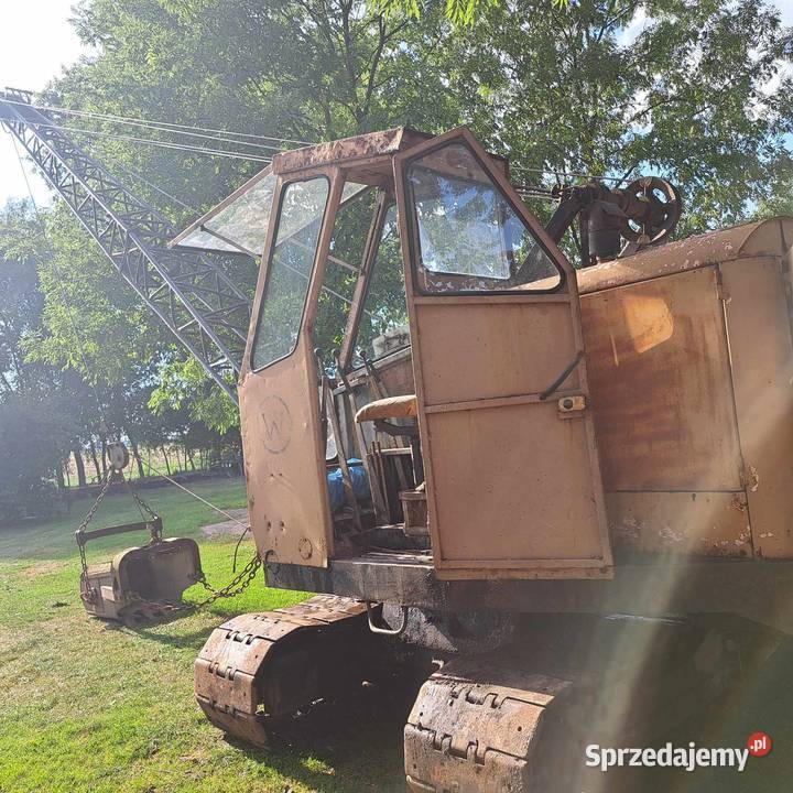 Koparka linowa Waryński k251przyczepa Bielki